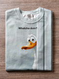 Whatcha Doin Vintage Fun Duck Crew Neck T-shirt