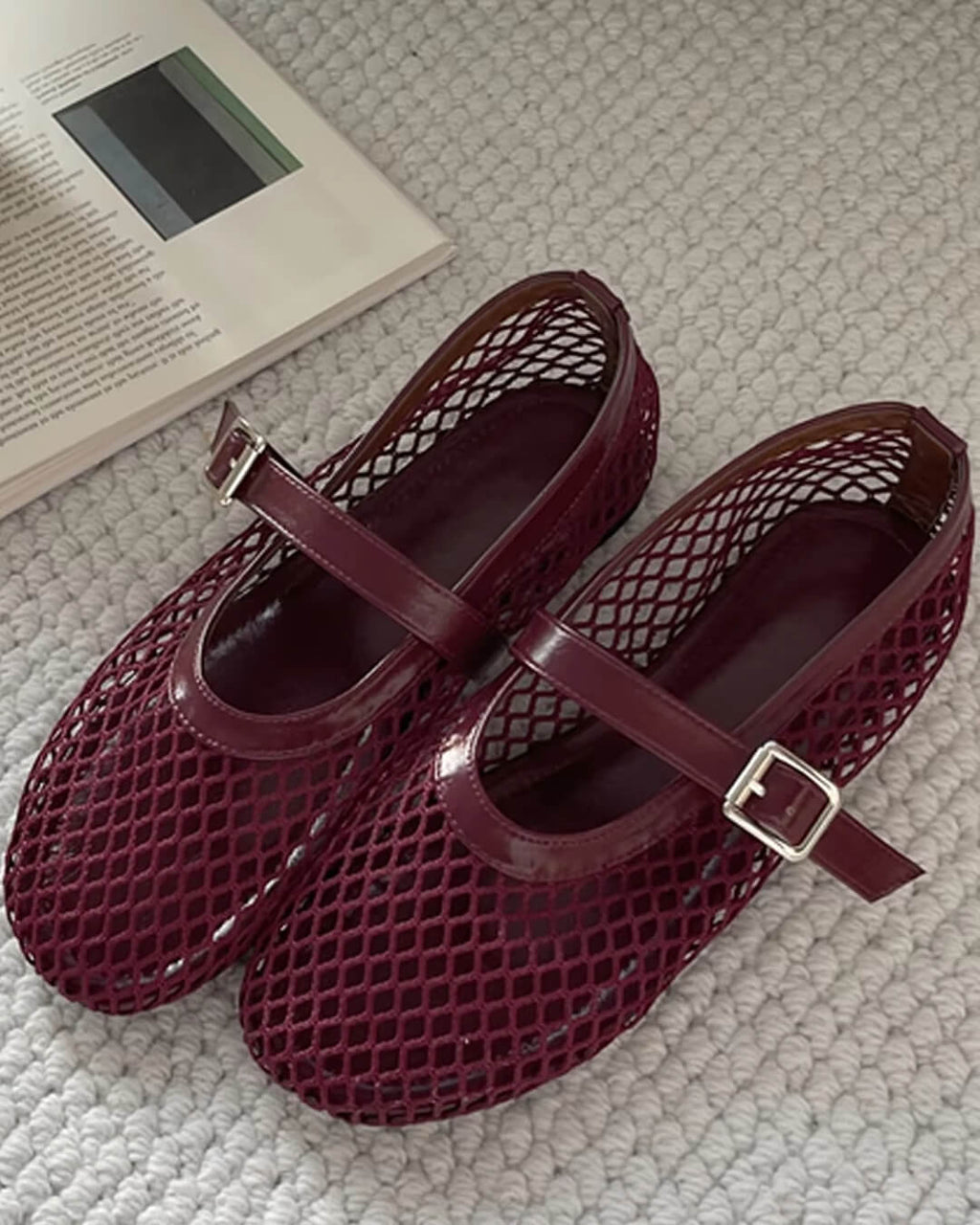 Rebecca Mesh Ballet Flats