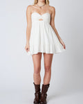 Argie White Strapless Romper