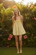 Yellow Polka Dot Dress - Summer Vibes Front